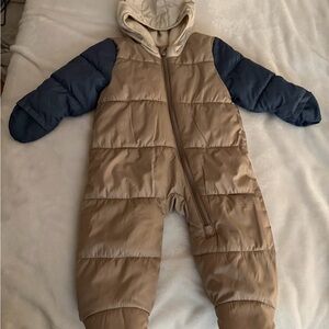 Old Navy Tan Baby Snowsuit
